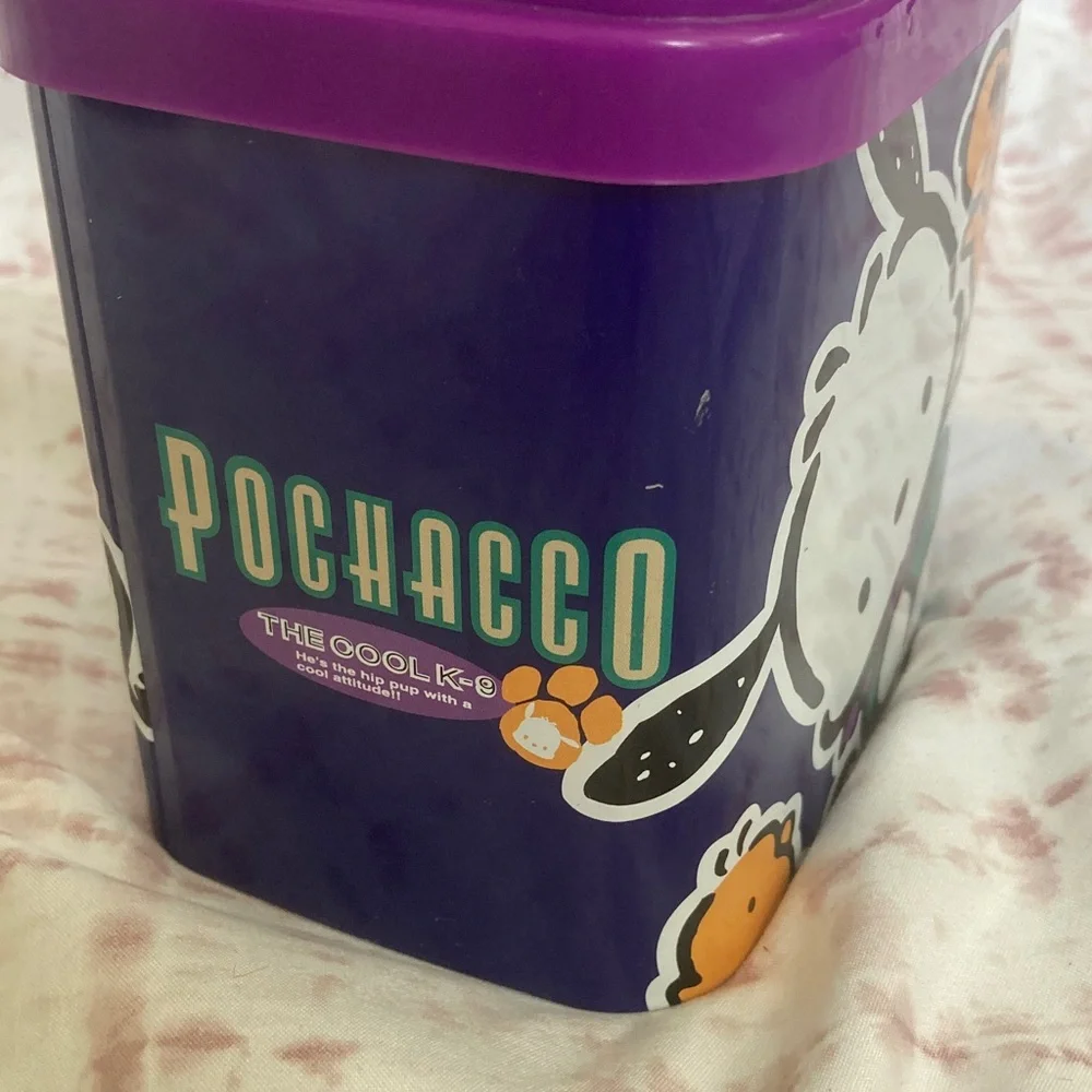 Sanrio Vintage 1996 Pochacco Metal Tin